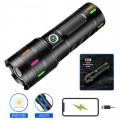 Фонарь NIGHT VISION FLUORESCENCE 701-PM10-TG, Li-Ion аккум., ЗУ Type-C, индикация заряда, zoom
