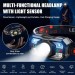 Фонарь налобный XS-09-LM+6SMD(WHITE+RED), Motion Sensor, Li-Ion аккум., ЗУ Type-C