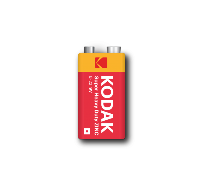 Батарейка KODAK EXTRA HEAVY DUTY 6F22 1 шт. коробка