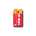 Батарейка KODAK EXTRA HEAVY DUTY 6F22 1 шт. коробка