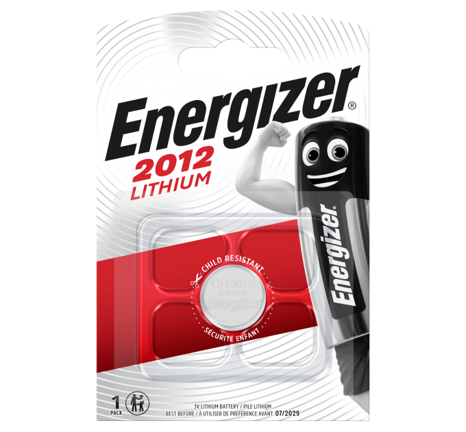Батарейка ENERGIZER CR2012 Lithium 1шт.