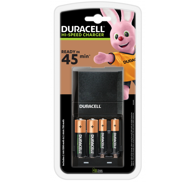 Зарядний пристрій Duracell CEF27+ 2AA1300 + 2AAА750