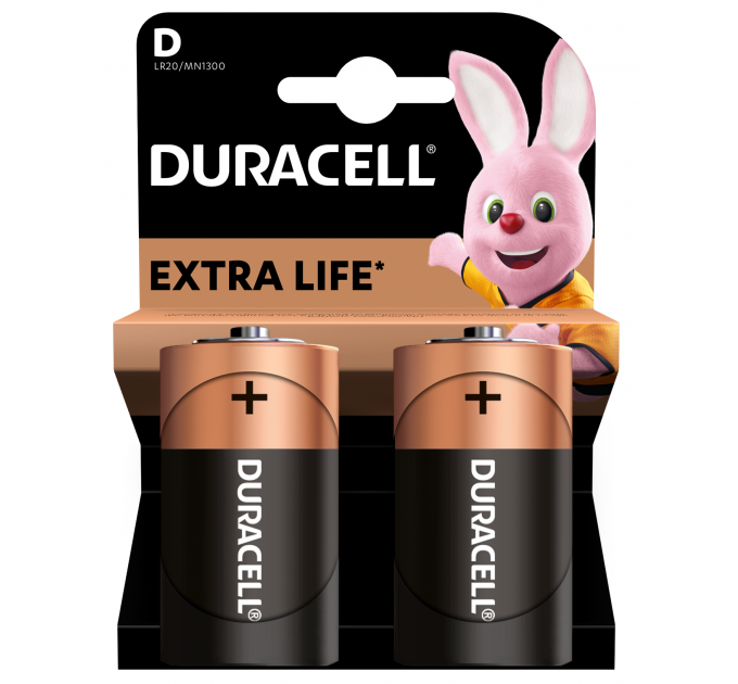 Батарейка Duracell D/ LR20 /MN1300 KPN 02*10