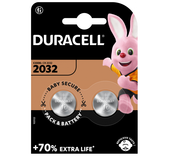 Батарейка Duracell DL2032 DSN 2шт.