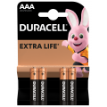 Батарейка Duracell LR03 MN2400 1x4 шт.