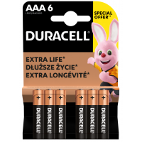 Батарейка Duracell LR03 MN2400 1х6 шт.