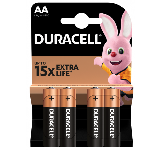 Батарейка Duracell LR06 MN1500 1x4 шт.