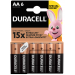 Батарейка Duracell LR06 MN1500 1x6 шт.