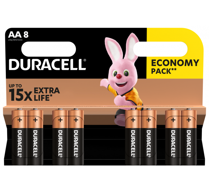 Батарейка Duracell LR06 MN1500 1x8 шт.