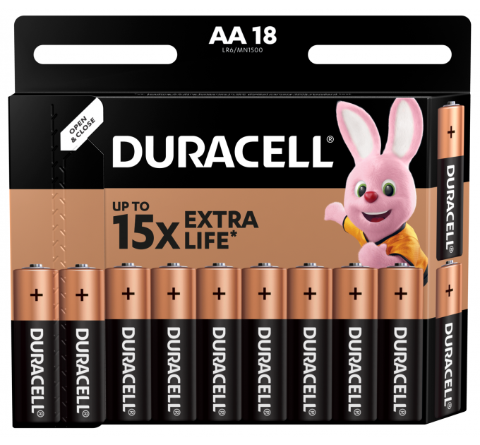 Батарейка Duracell LR06 MN1500 1х18 шт.
