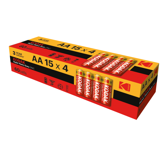 Батарейка Kodak EXTRA HEAVY DUTY R 6 коробка 1x4