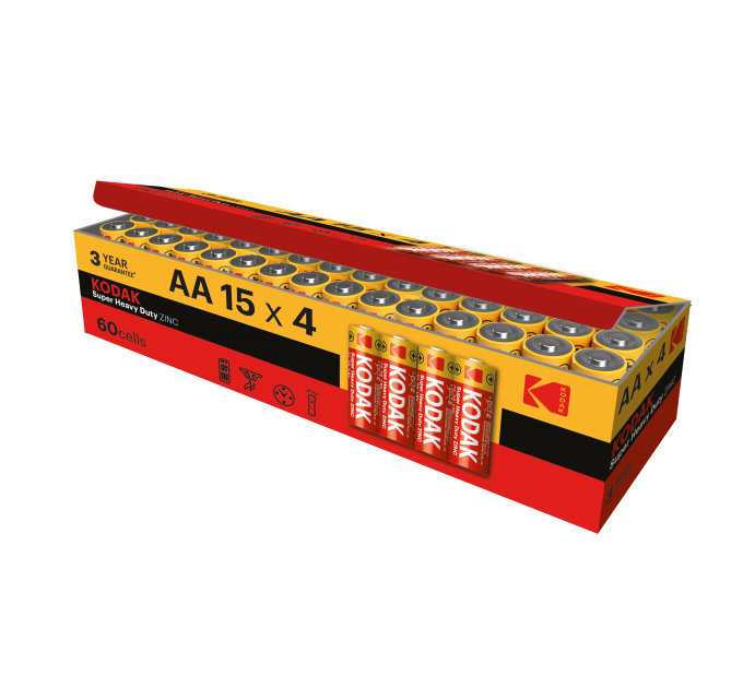 Батарейка Kodak EXTRA HEAVY DUTY R 6 коробка 1x4