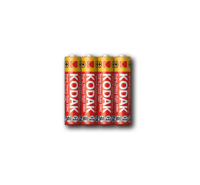 Батарейка Kodak EXTRA HEAVY DUTY R3 коробка 1x4 шт.