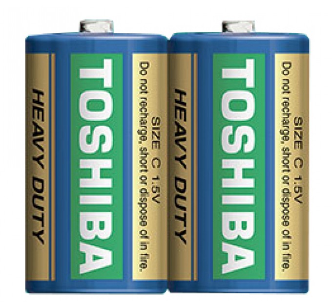 Батарейка Toshiba R14 коробка 1x2 шт.