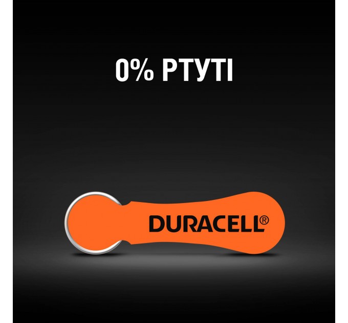 Батарейка Duracell HA 13 уп. 6 шт.