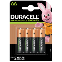 Акумулятор Duracell HR6 (AA) 2500 mAh уп. 4шт.