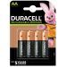 Акумулятор Duracell HR6 (AA) 2500 mAh уп. 4шт.