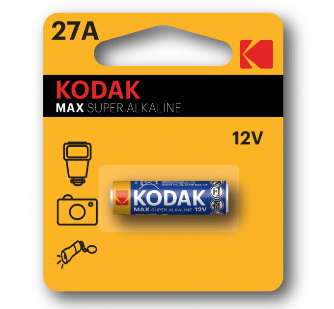 Батарейка Kodak MAX alk K 27 A (12V) 1 шт.