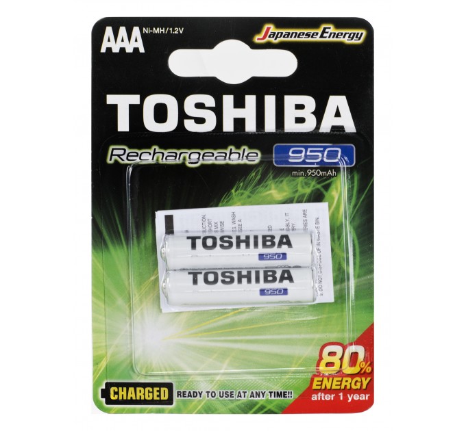 Акумулятор Toshiba TNH-03GAE (AAA 950mAh x 2 pcs) блістер 2 шт