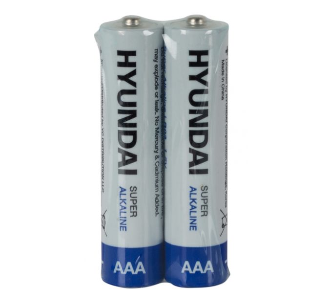 Батарейка Hyundai LR03 AAA Shrink 2 Alkaline