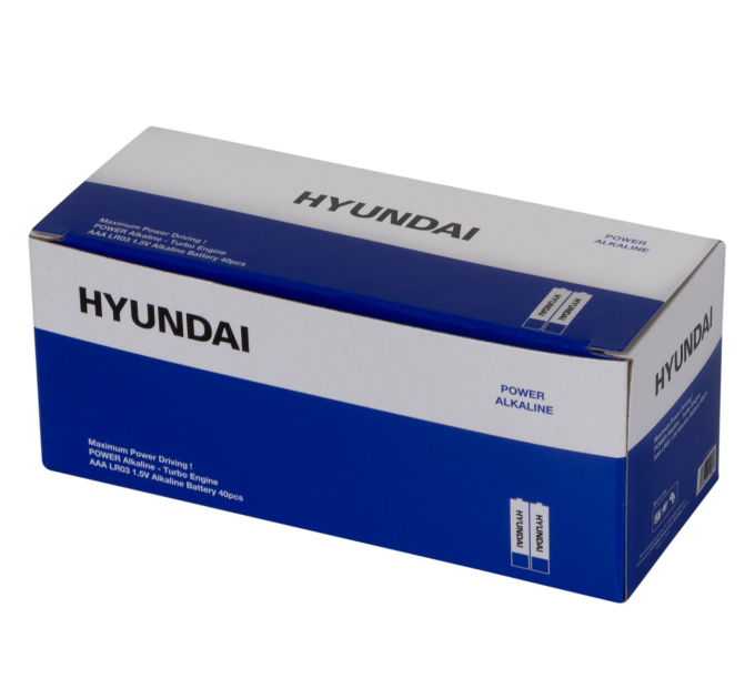 Батарейка Hyundai LR03 AAA Shrink 2 Alkaline