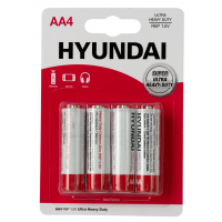 Батарейка Hyundai R6 AA BL4 Heavy Duty 