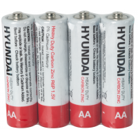 Батарейка Hyundai R6 AA Shrink 4 Heavy Duty