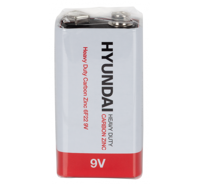 Батарейка Hyundai 6F22 Shrink 1 Heavy Duty 