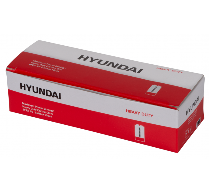 Батарейка Hyundai 6F22 Shrink 1 Heavy Duty 