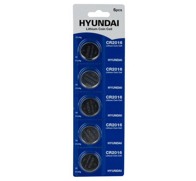 Батарейка Hyundai CR2016 Blister 5 