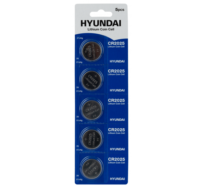 Батарейка Hyundai CR2025 Blister 5 