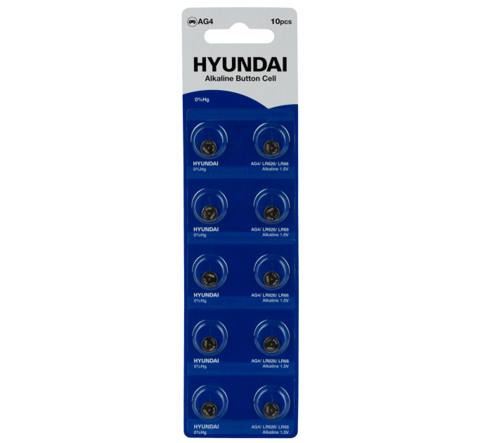 Батарейка Hyundai AG4 Blister 10 