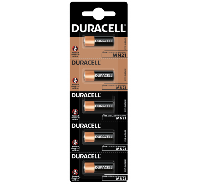 Батарейка Duracell MN21 уп. 1х5 шт.