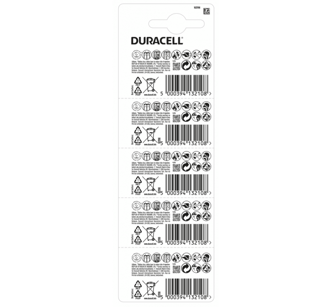 Батарейка Duracell DL2016 DSN уп. 1х5 шт.