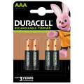 Акумулятор Duracell HR03 (AAA) 750mAh уп. 4 шт