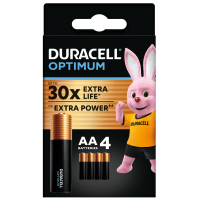 Батарейка Duracell LR06 KPD 04*10 Optimum уп. 1x4 шт.