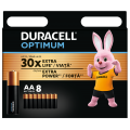 Батарейка Duracell LR06 KPD 08*10 Optimum уп. 1x8 шт.