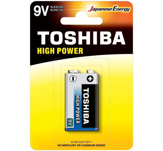 Батарейка Toshiba 6LR61GCP BP-1