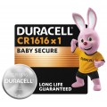 Спеціальна літієва батарейка типу «таблетка» Duracell 1616 3V, (CR1616), 1 шт. в упаковці