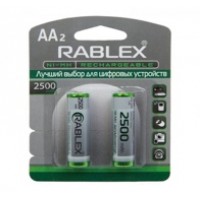 NI-MH rechargeable battery,AA 2500mAh 1.2V,2pcs/blister card