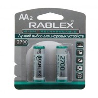 NI-MH rechargeable battery,AA 2700mAh 1.2V,2pcs/blister card