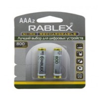 NI-MH rechargeable battery,AAA 800mAh 1.2V,2pcs/blister card