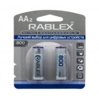 NI-MH rechargeable battery,AA 800mAh 1.2V,2pcs/blister card
