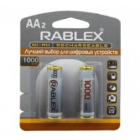 NI-MH rechargeable battery,AA 1000mAh 1.2V,2pcs/blister card