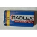 батарейка солевая RABLEX 6F22  крона 9V shrink