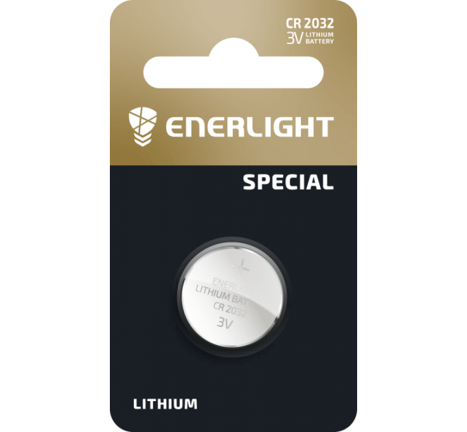 Батарейка ENERLIGHT LITHIUM CR 2032 BLI 1