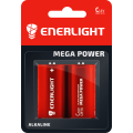 Батарейка ENERLIGHT MEGA POWER C BLI 2