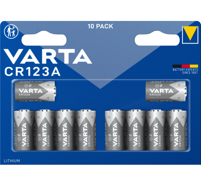 Батарейка VARTA CR 123A BLI 10 шт