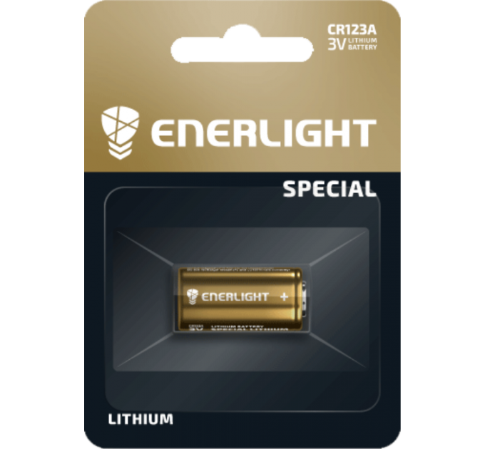 Батарейка ENERLIGHT LITHIUM CR 123A BLI 1