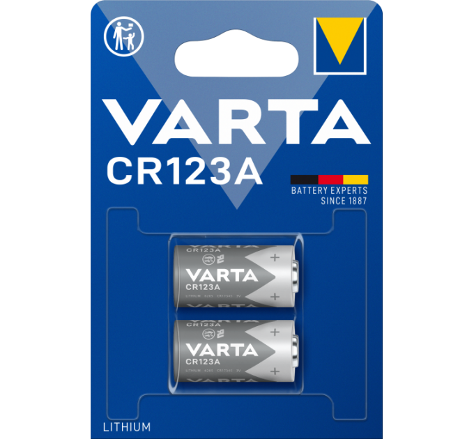 Батарейка VARTA CR 123A BLI 2 шт